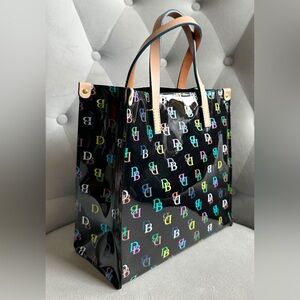 NWOT Dooney & Bourke Monogram Multicolor small tote bag